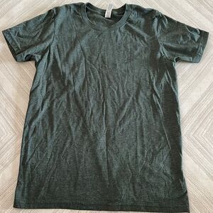 Canvas (Bella Canvas) Boys Heather Green Crewneck T-Shirt